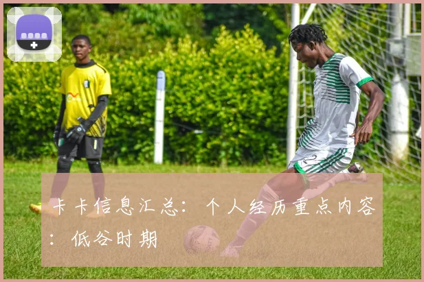 卡卡信息汇总：个人经历重点内容：低谷时期