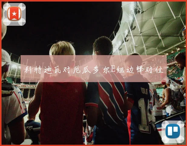 科特迪瓦对厄瓜多尔E组边锋对位